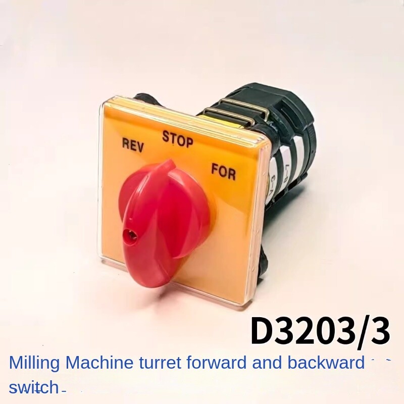 Milling Machine Switch D3203/3 Forward and Reverse Reverse Switch 3 Section