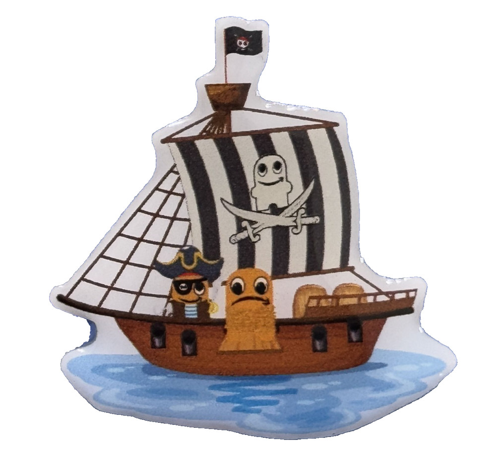 Pirate ship Amazon Peccy Pin