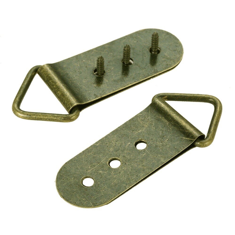 2/10/20pcs Picture Frame Hooks Triangle D-Ring Mirror Frame Hangers Home Office
