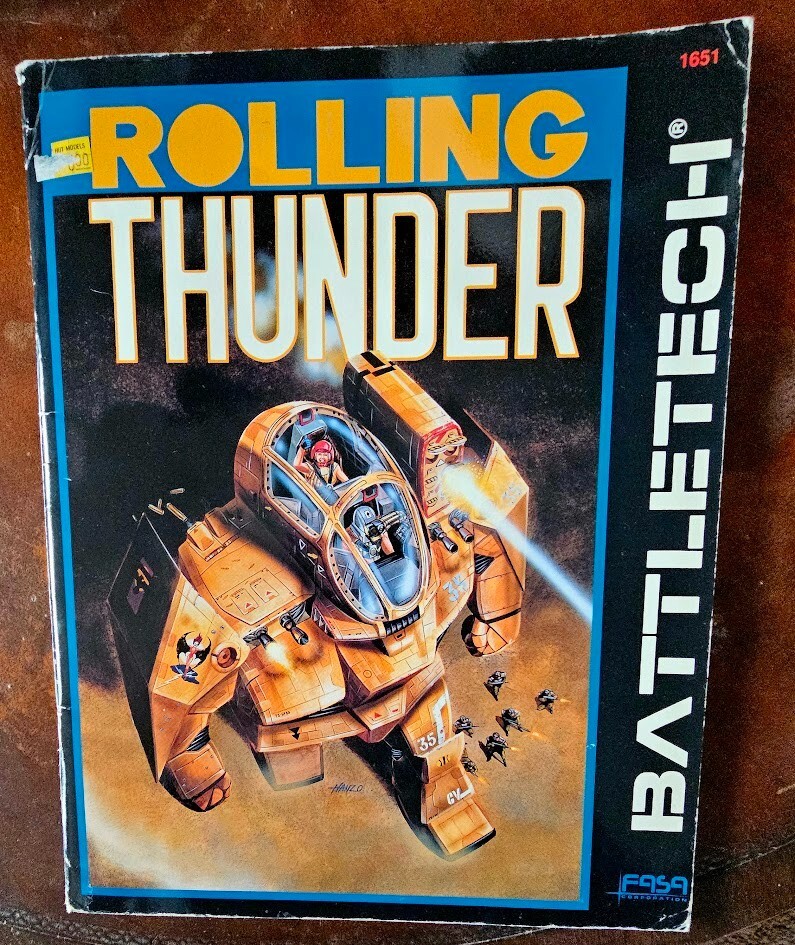 FASA Battletech Rolling Thunder 1651 VG 1988