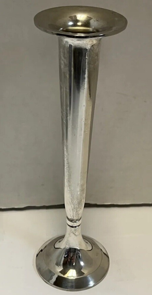 Leonard Silverplate Candlestick Made in Italy 7.25”