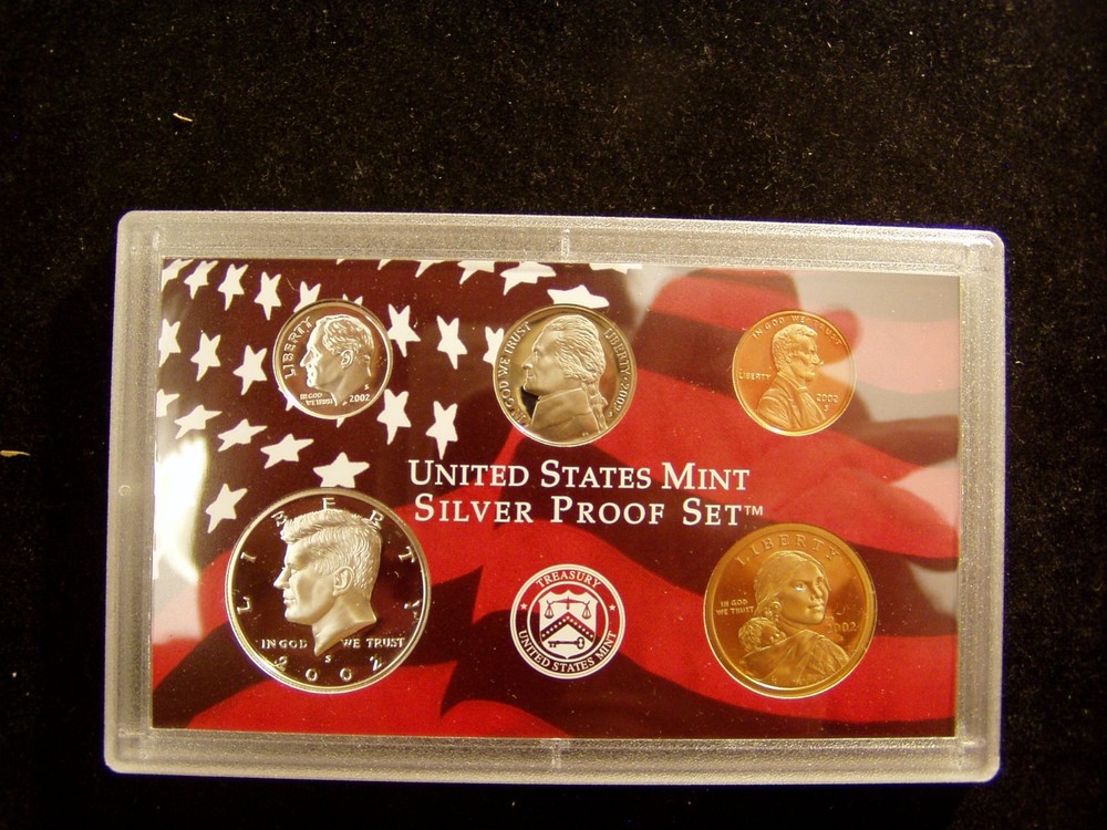 2002 U.S. Silver Proof Set W/OGP