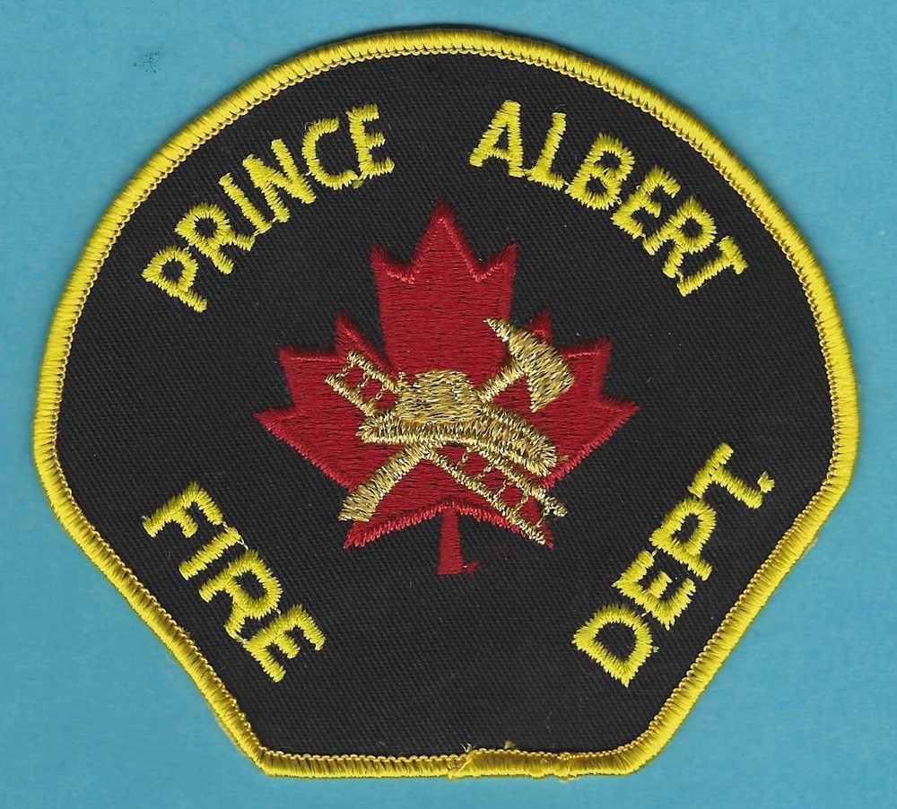 PRINCE ALBERT SASKATCHEWAN CANADA FIRE DEPARTMENT PATCH FLASH