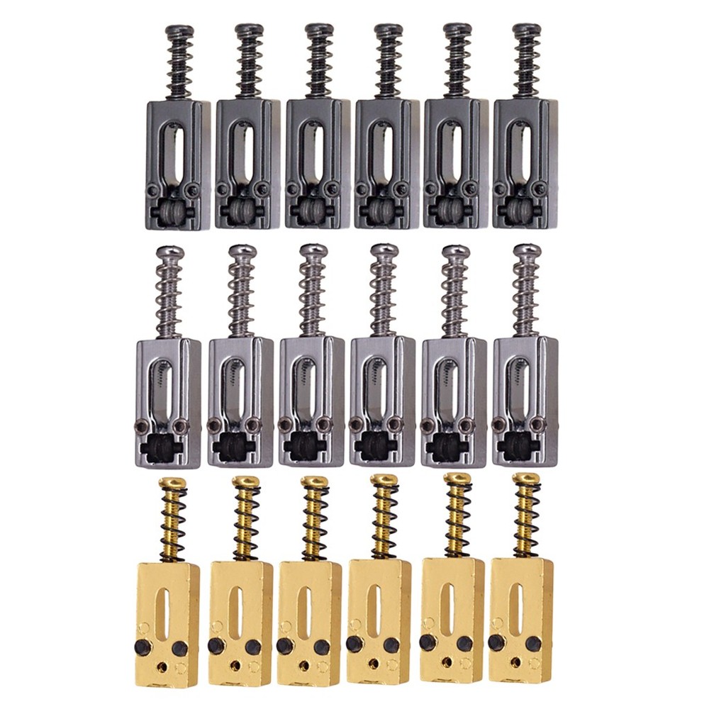 6 Pieces Roller Saddle Bridge String Saddles For Electric