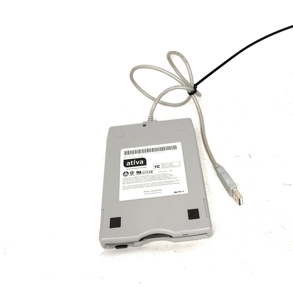Ativa - FDUSB-TM2 USB 3.5" USB Floppy Disk Drive