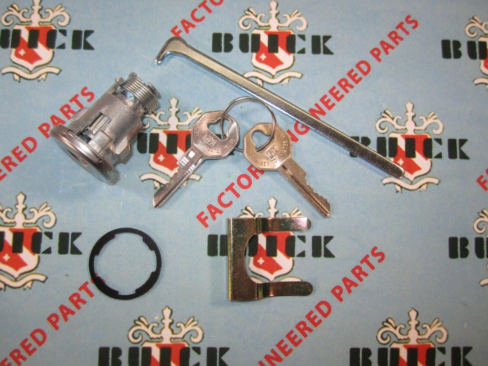 1955-1958 Buick Trunk Lock with 2 Authentic GM Keys