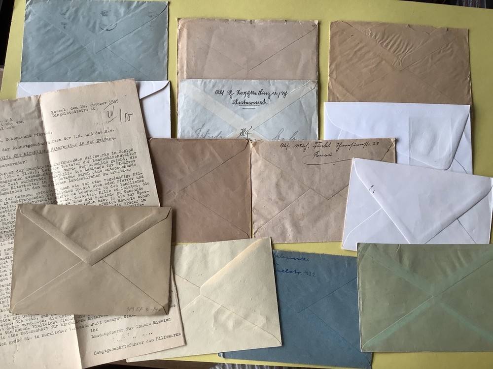 Germany 14 vintage postal stamps cover items Ref A586