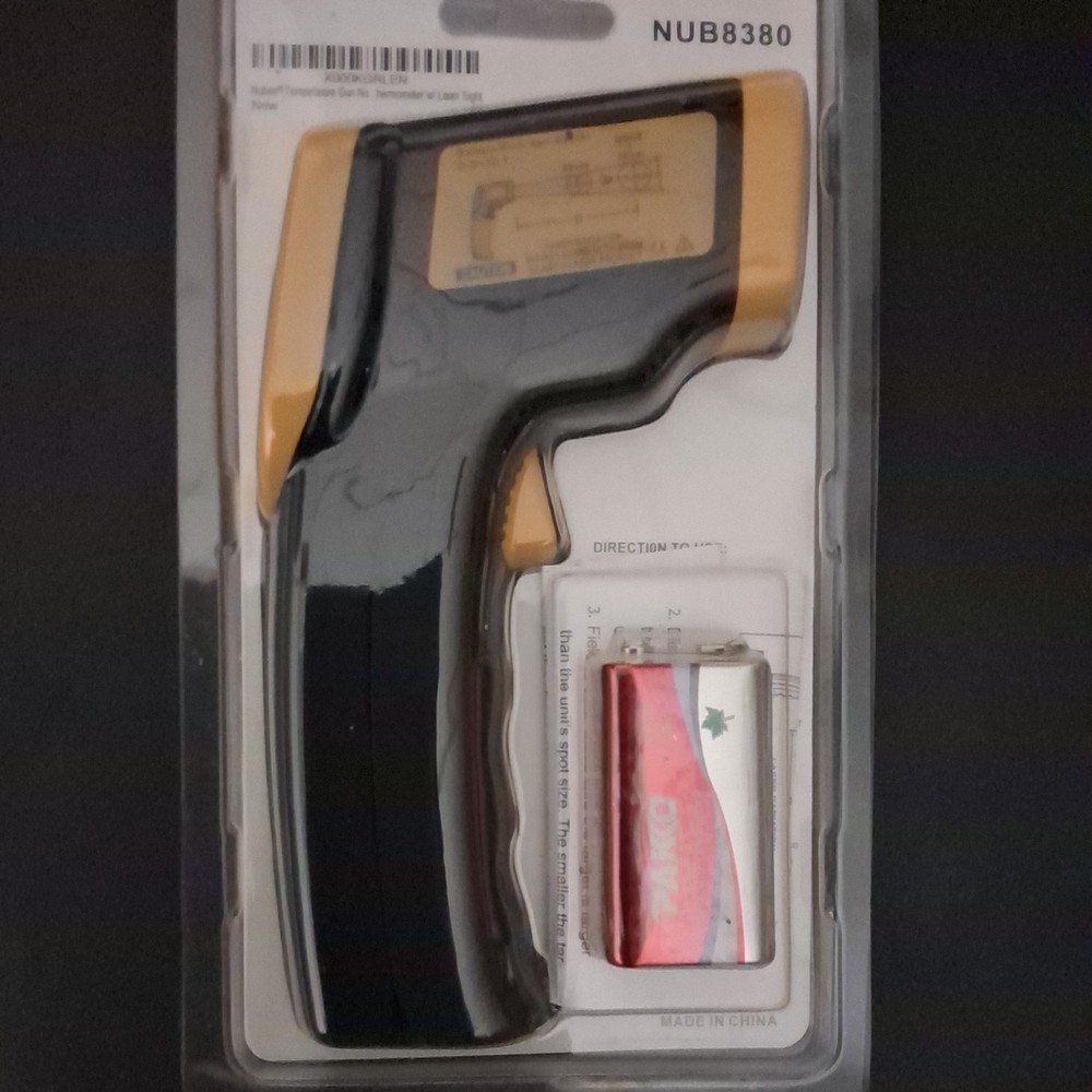 Advanced Digital Temperature Gun with High/Low Limit Settings - Battery Included