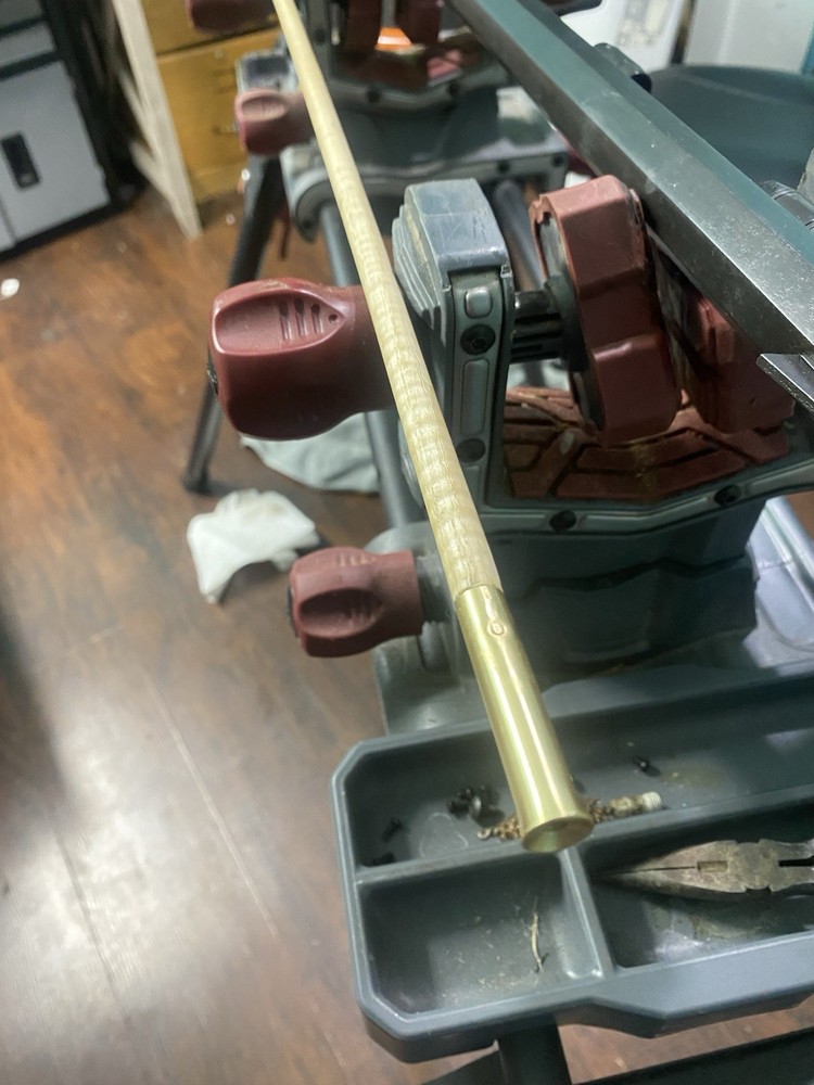 Dixie; Kentuckian Hickory Muzzleloader Ramrod, 36 3/4” X 3/8” Hickory.