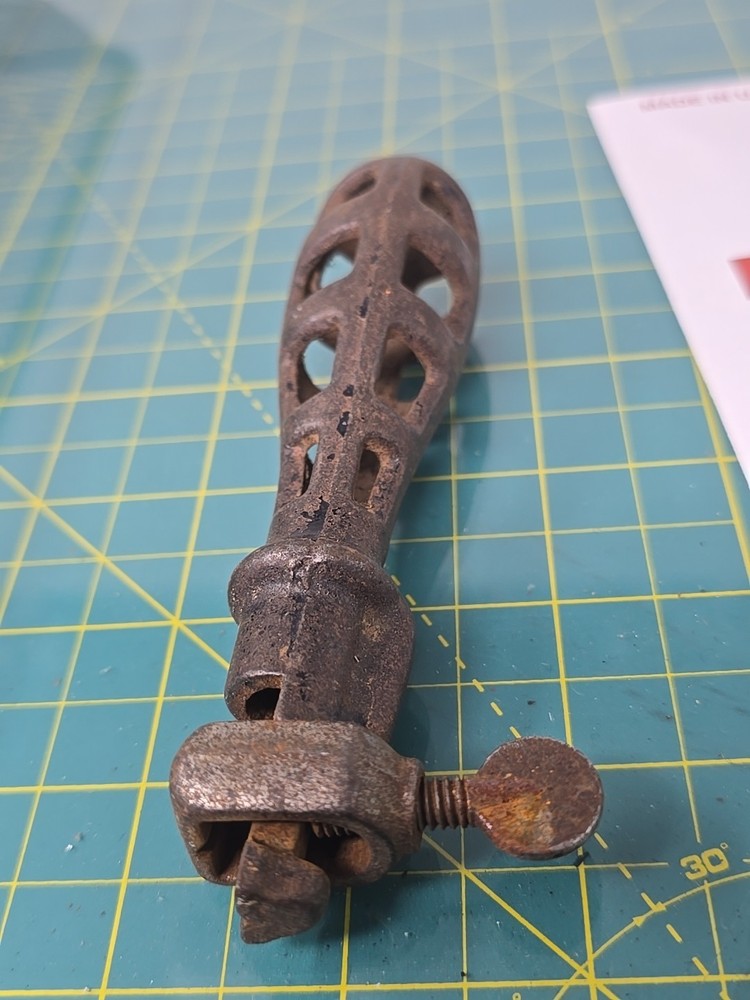 Vintage Metal file Handle - Cast Iron File Handle