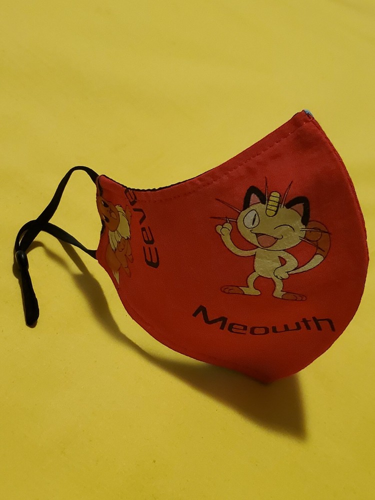 Kids Pokemon Adjustable Face Mask