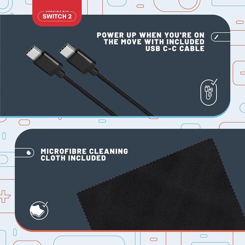 Switch 2 Accessory: Case - 4Gamers Premium Travel Kit [New ]