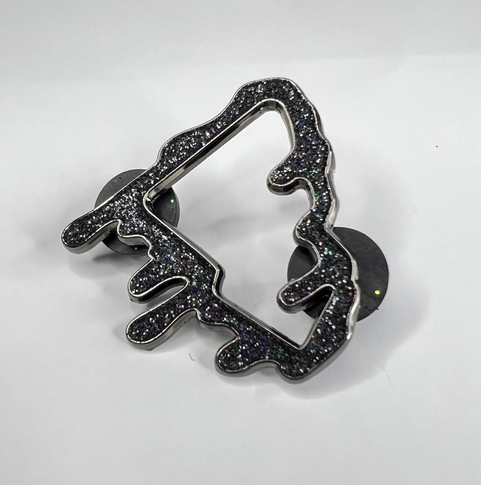 Blackout Drip Hat Pin