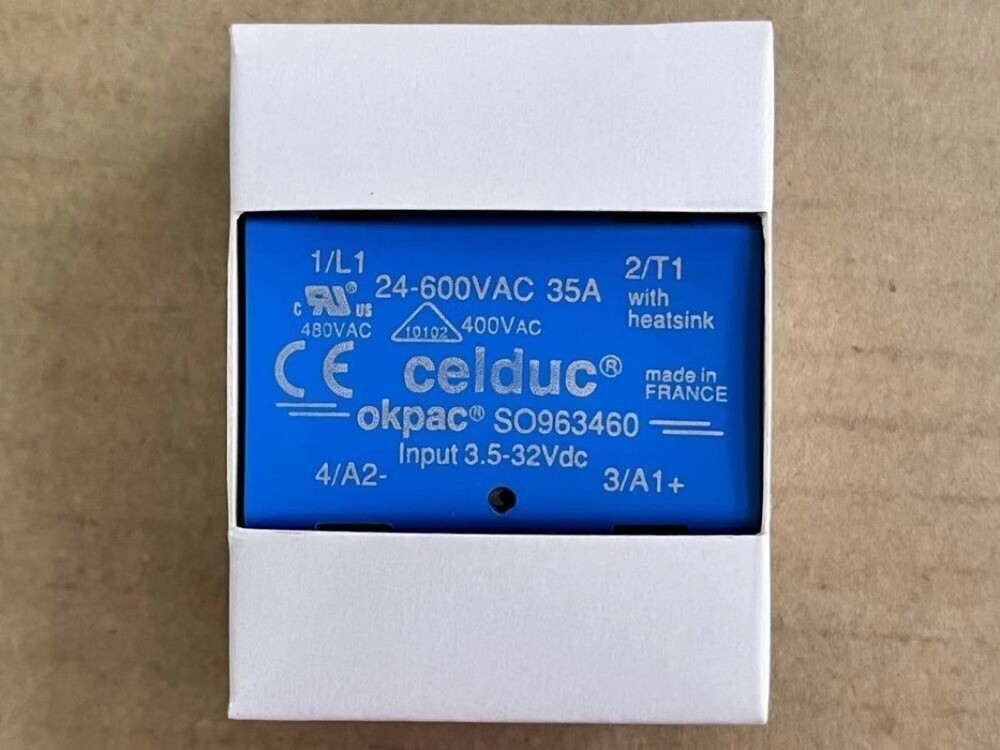 1PCS For CELDUC solid state relay SO963460 input 3-32VDC OUTPUT 12-280VAC#