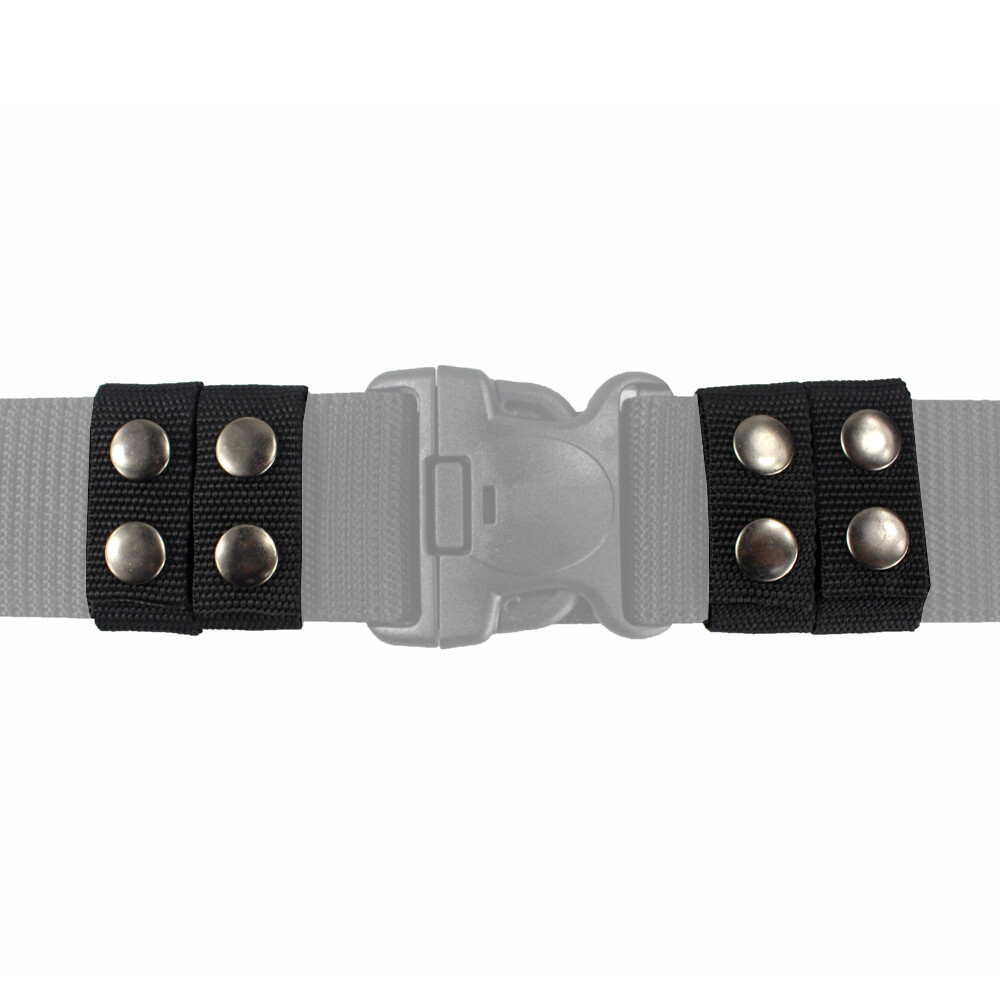 Belt Keeper 4Pcs Nylon Webbing Loop with Double Snaps for Tactical Belt Buckle
