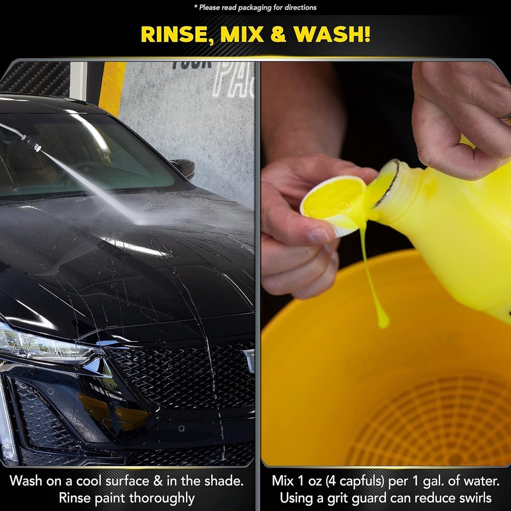 Professional Grade Car Wash & Wax Solution