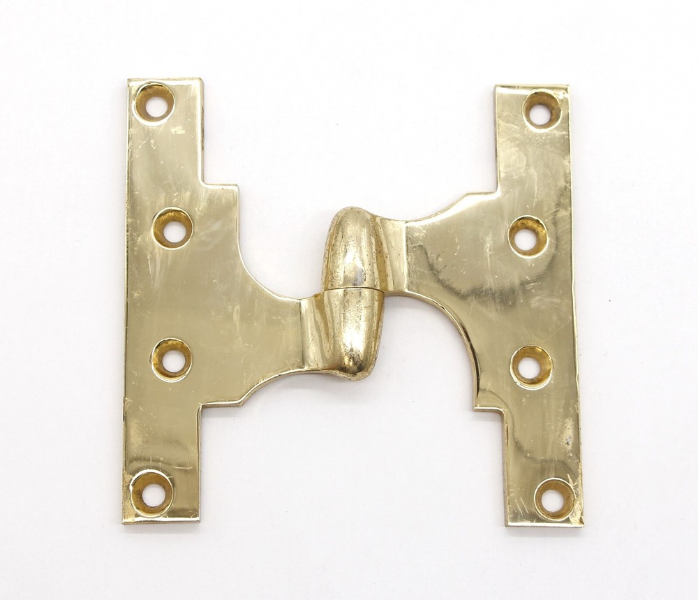 Corbin Polished Brass 6 x 6 Left Swing Olive Door Hinge