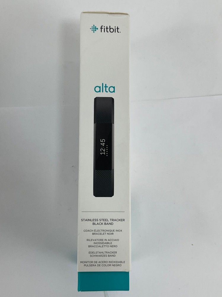 Fitbit Alta Limited Edition Black Activity Tracker Large -BAD BATTERY, Free Ship
