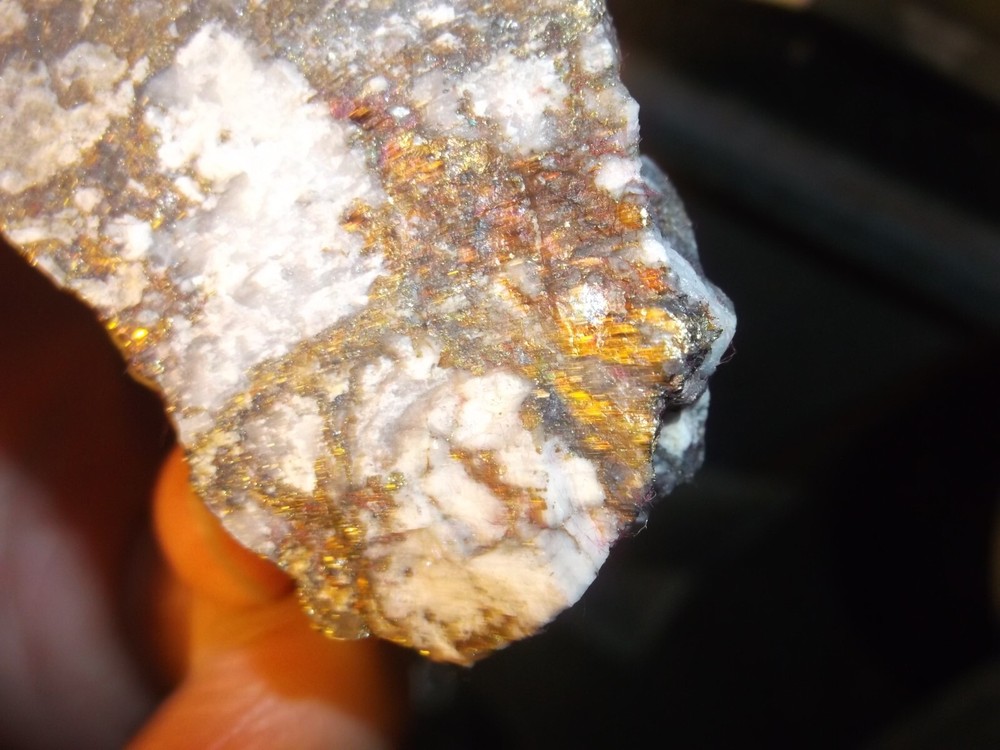 Gold, silver, copper, 287 grams samples ,ore high grade .
