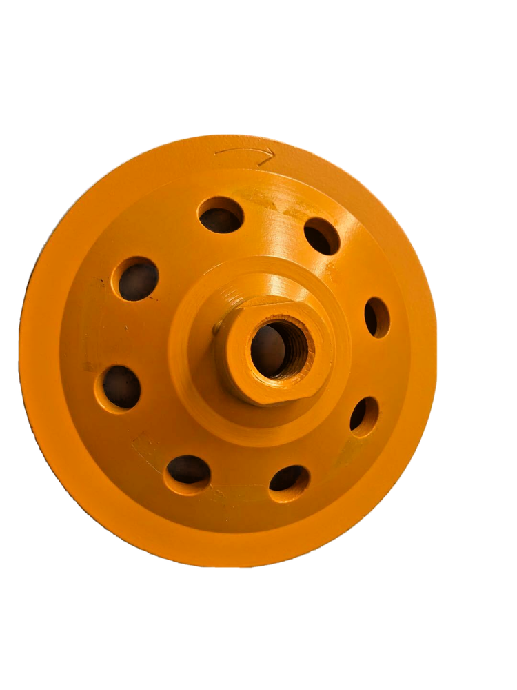 4.5" Premium Single Row Cup Wheel, 5/8"-11 threaded Arbor