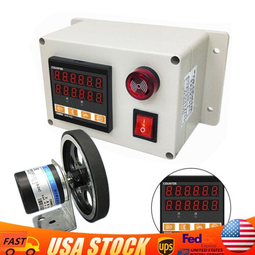 Digital Electronic Length Measure Tool Meter Counter & 300ppr Rotary Encoder