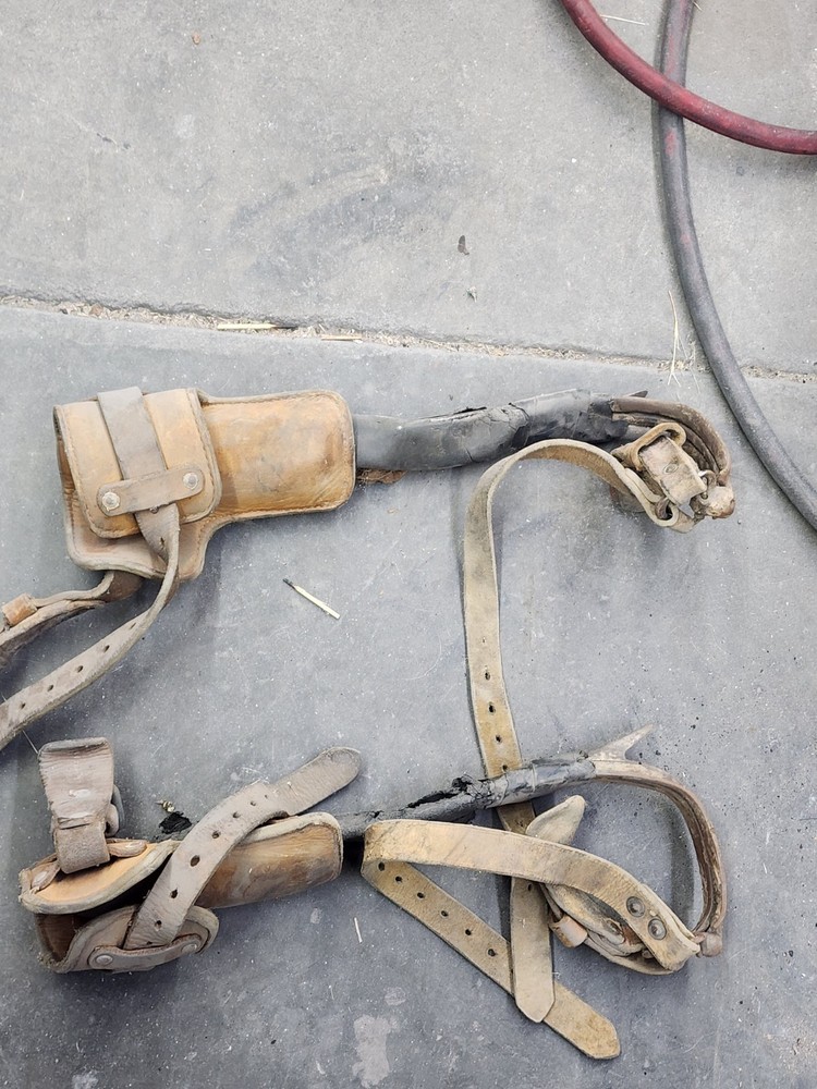 Vintage Lineman Telephone Pole Climbers