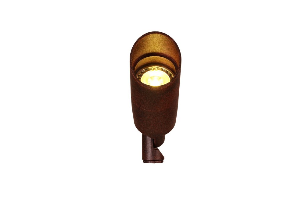 LED 6 Watt Low Voltage Landscape Lighting – Bullet Up Light in Rust Finish