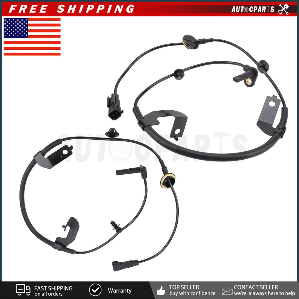 ABS Wheel Speed Sensor Rear-Left/Right For Silverado 1500 LT Sierra 1500 2PCS