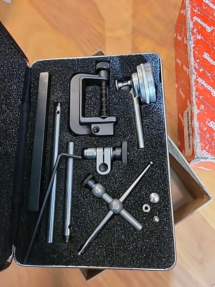 Starrett 811-1CZ Dial Test Indicator W/ Case & Original Box