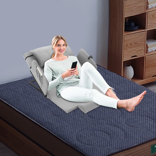 2-80° Electric Lifting Bed Backrest Adjustable Back Rest Bed Sitting Backrest US