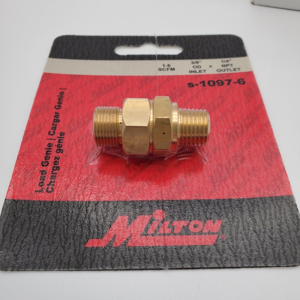 MILTON® 1/4" MNPT x 3/8" OD Load Genie