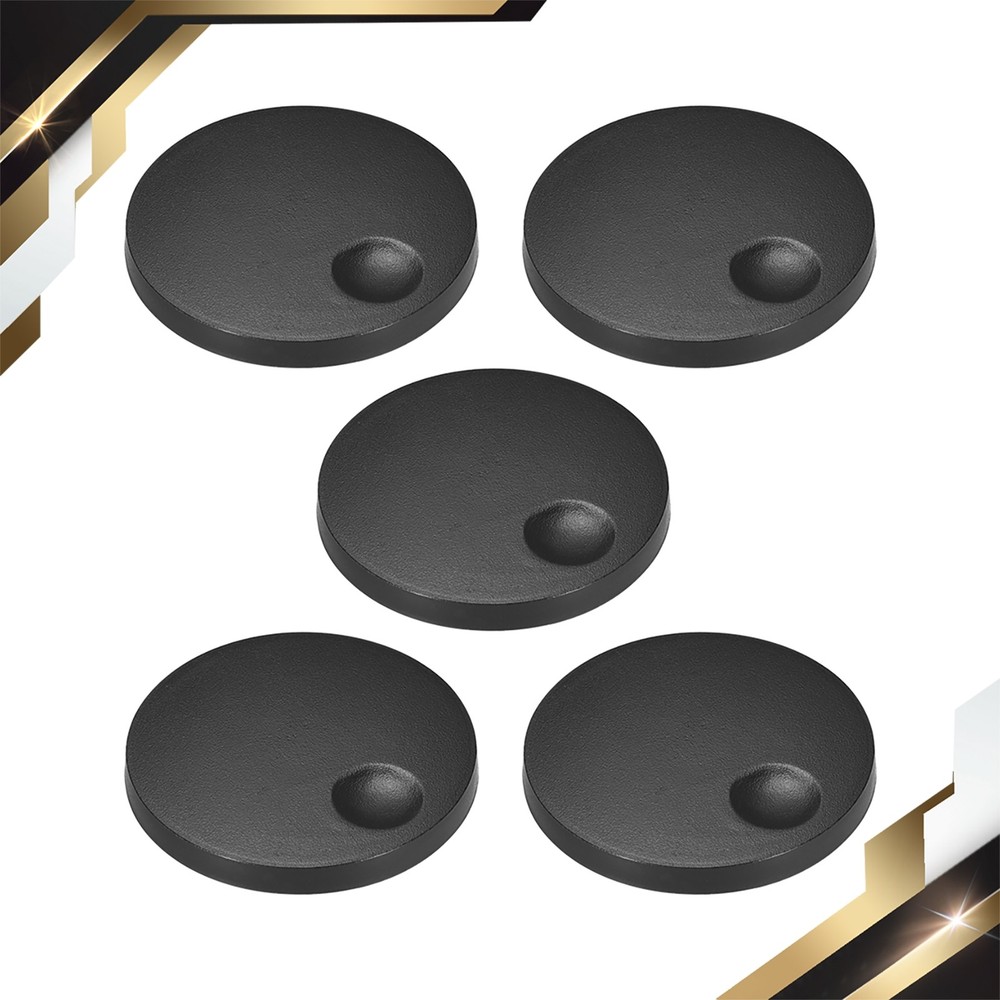 5pcs Potentiometer Control Knobs Switch Knobs Acrylic Volume Tone Knob Black 6mm