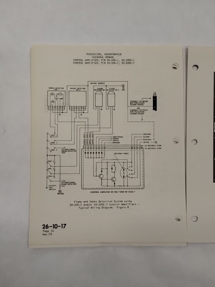 Pyrotector Incorporated Control Amplifiers Overhaul Manual-Original