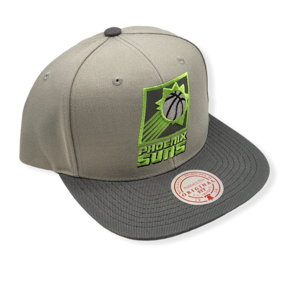 Mitchell & Ness Phoenix Suns Green Bean HWC Grey Adjustable Snapback Hat Cap