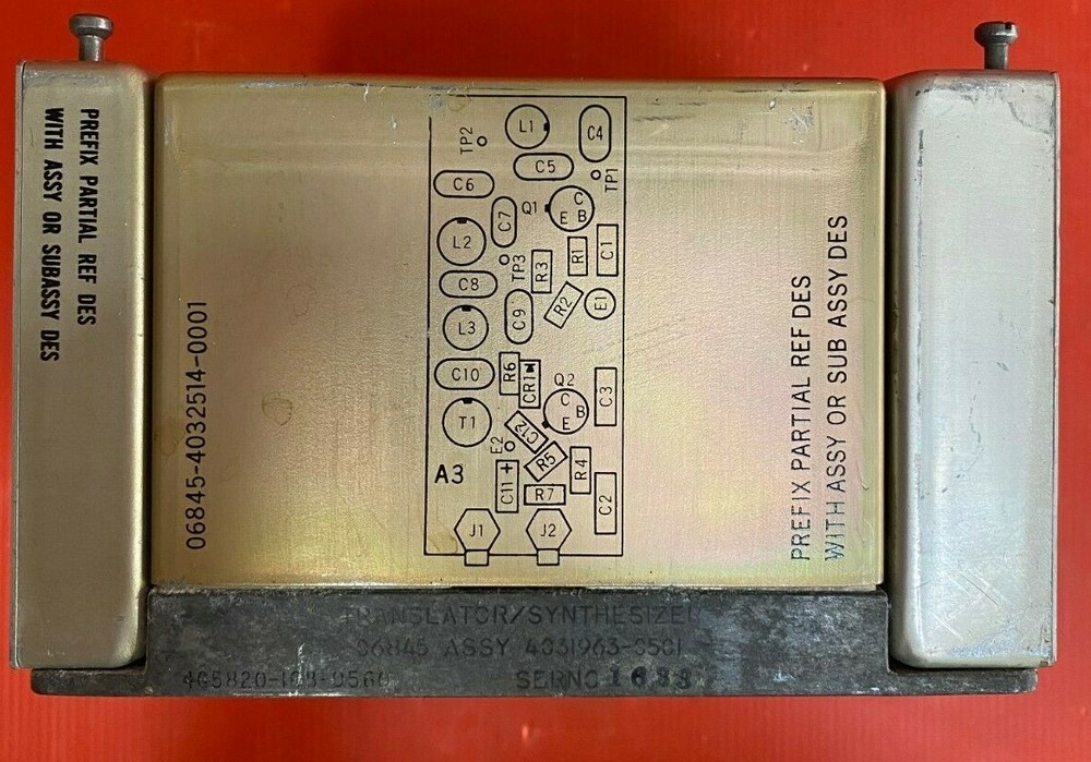RT-618B/URC MILITARY RADIO TRANSLATOR SYNTHESIZER MODULE GROUP ASSEMBLY