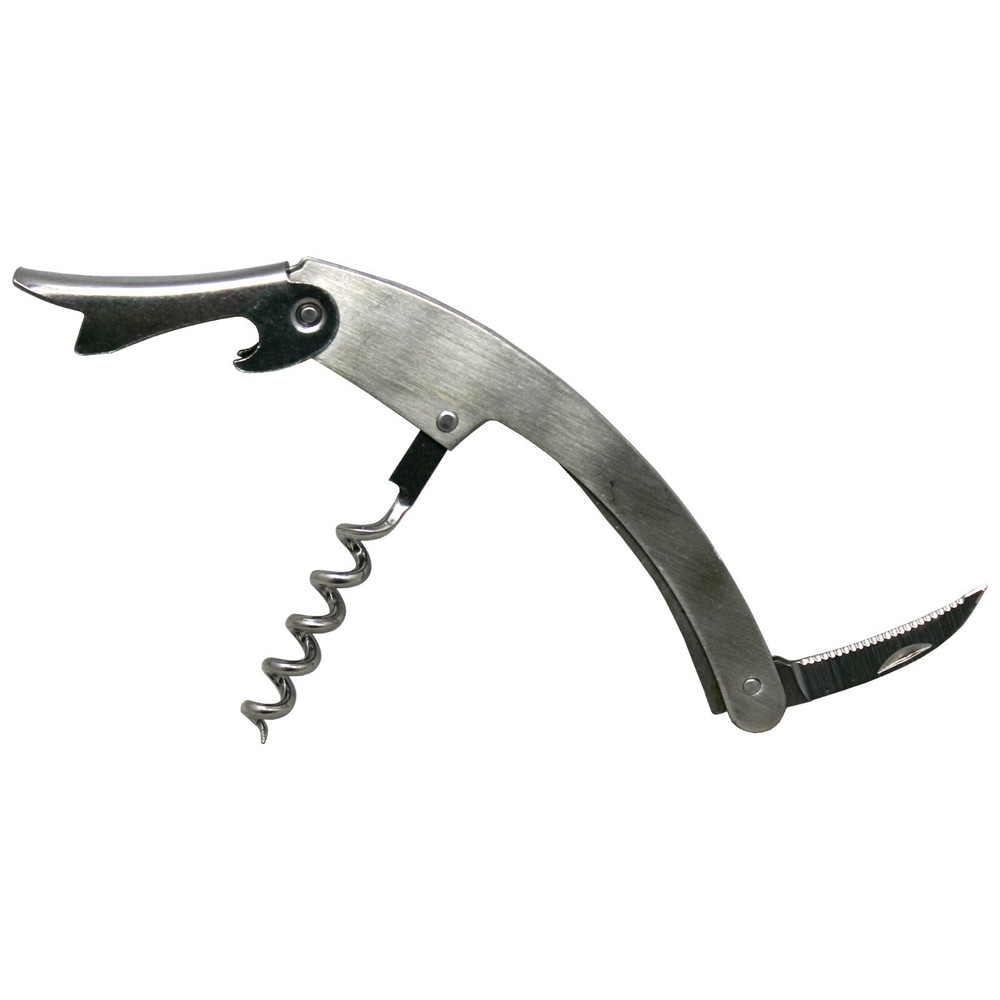 Metal Professional Waiter's Corkscrew Multi-Function Red Wine Foil Cutter Opener