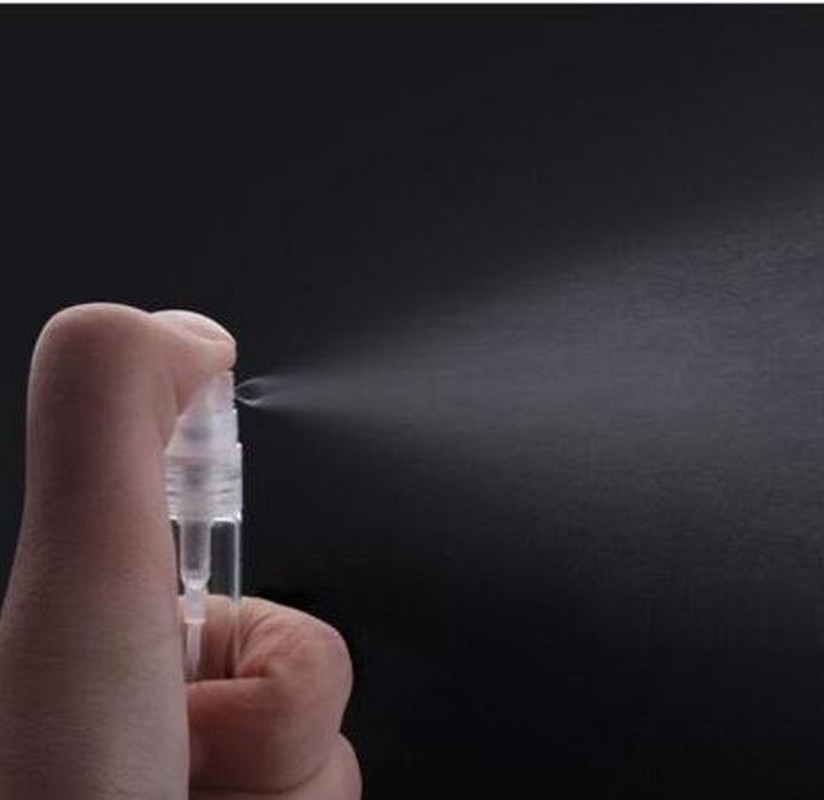 25Pcs Clear 5Ml 1/6Oz Glass Atomizer Bottle Spray Refillable Perfume