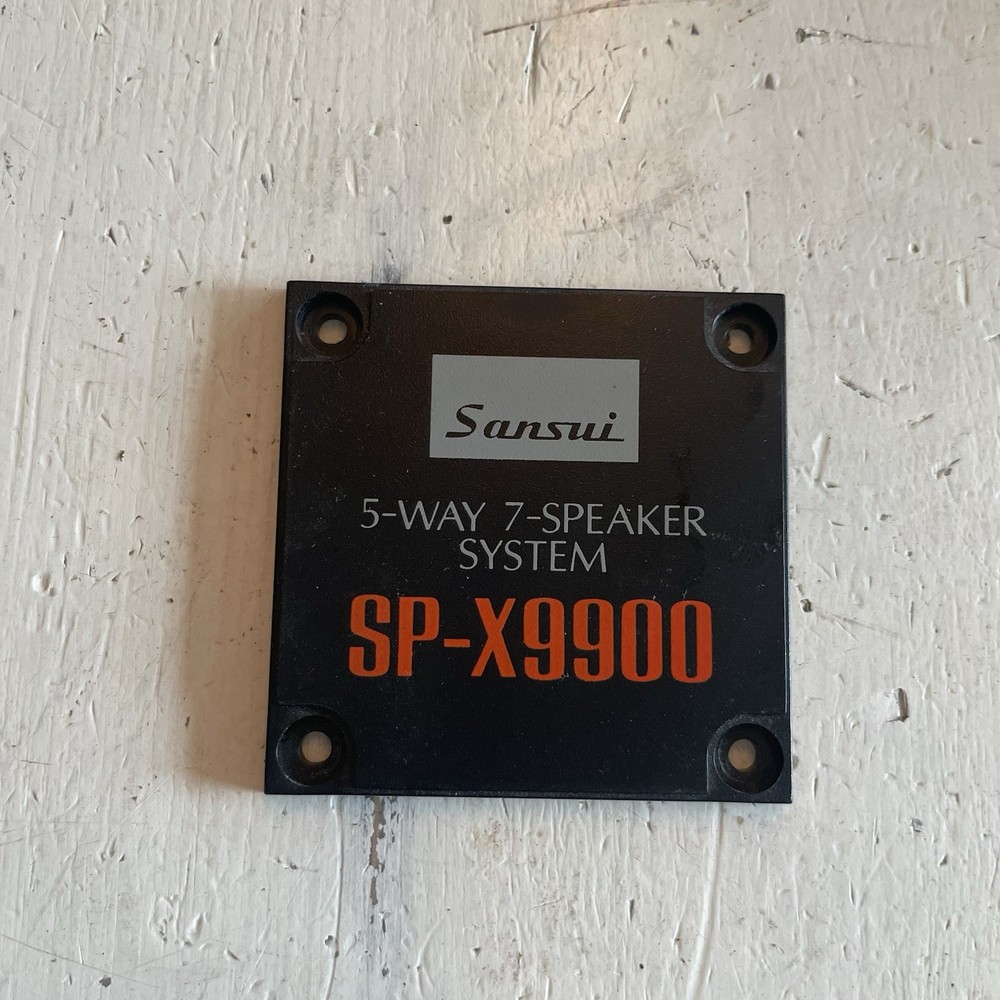 Sansui SP-X9900 Speaker Emblem