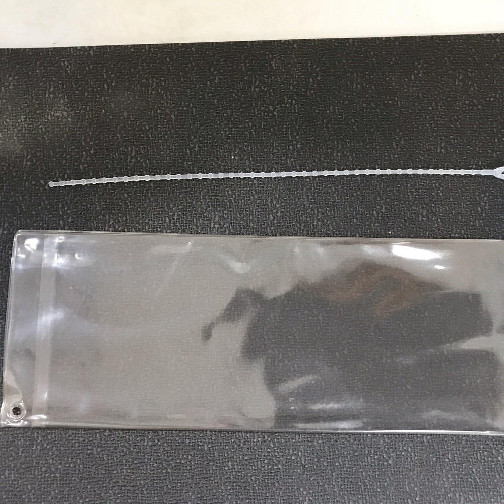 Plastic Sleeve Merchandise Hang Tags