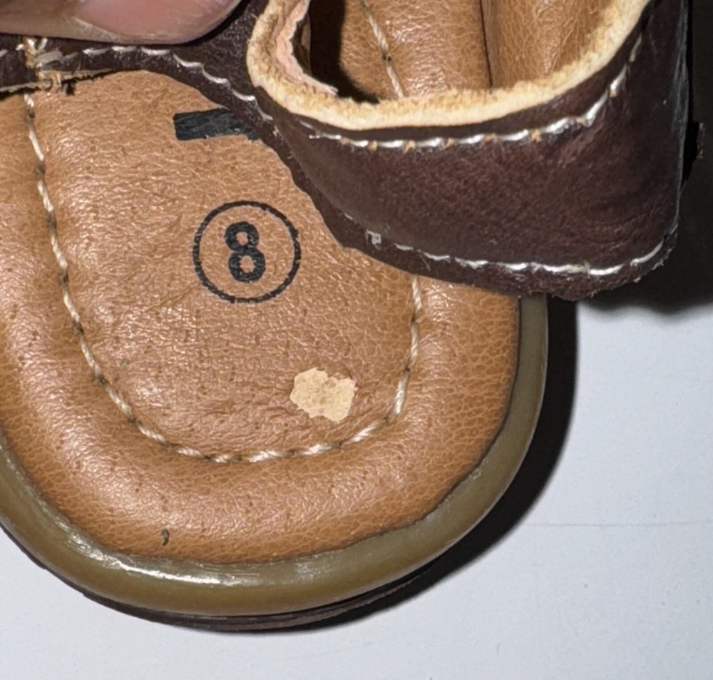 Boys Josmo Brown Sandals Size 8