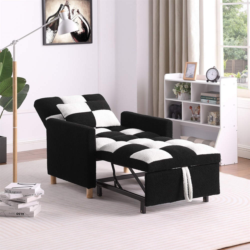 Convertible Sofa Bed Chair 3in1 Multi-Function Folding Recliner Sleeper Sofa US