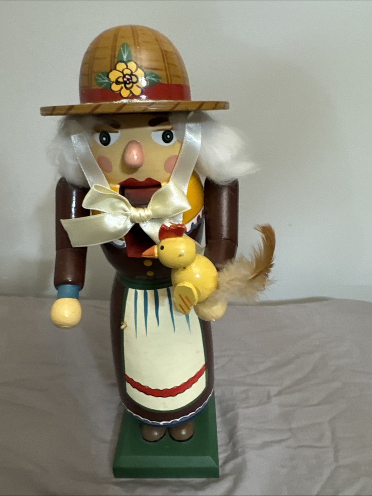 Vintage Wooden Nutcracker 14”