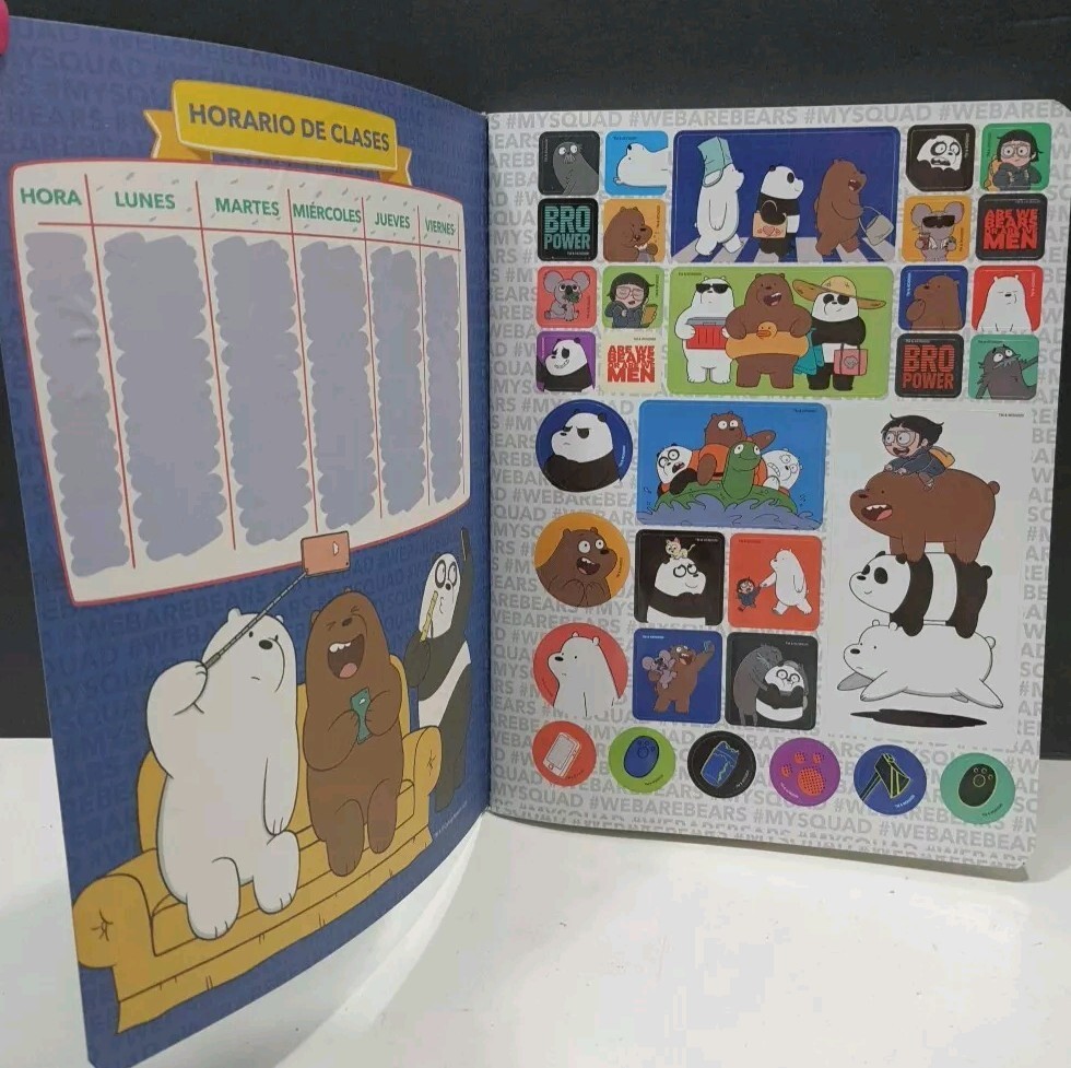 We Bare Bears Primary Handwriting Composition Ruled Journal Notebook 100 Pgs K-2