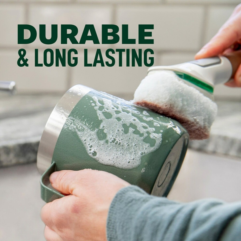 Greener Clean Non-Scratch Soap Control Dishwand with 3 Refills