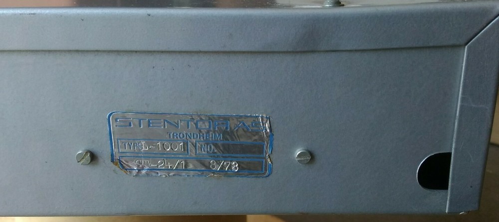 Stentofon Intercom System - Relay Panel/Stations/Pwr Supply - Vintage Audio