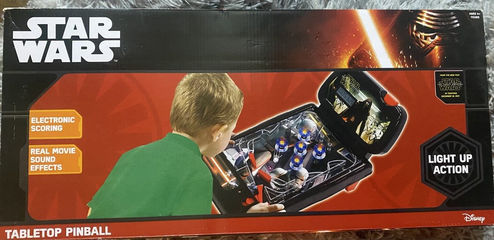 star wars light up action  tabletop pinball