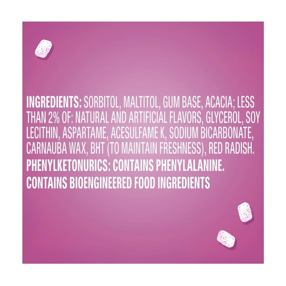 pack Orbit Bubblemint Sugar Free Chewing Gum Value Pack Ct Bag