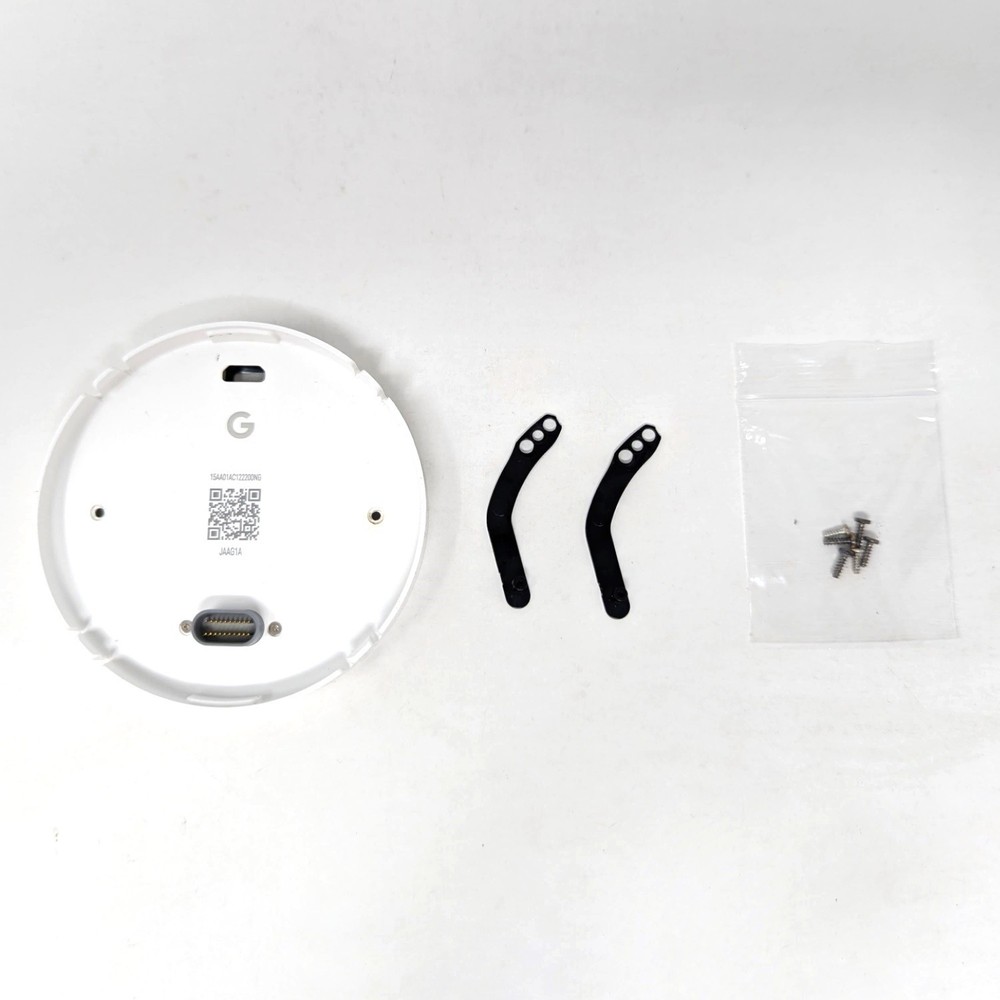 Google Nest Thermostat E Back Plate Replacement Part w/Screws - White
