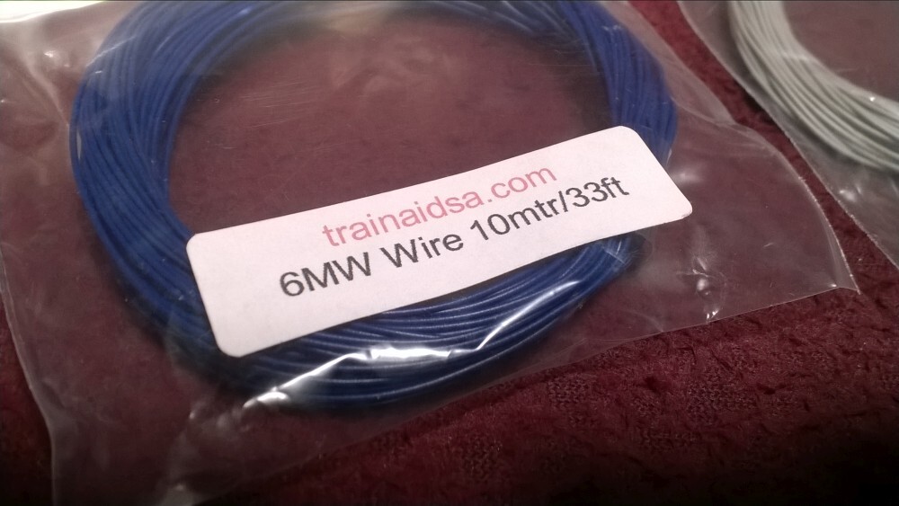 #3 DCC DECODER STRANDED 6MW (32g) HOOK-UP WIRE - 7 COLOR PACK - 10mtr/33ft EACH