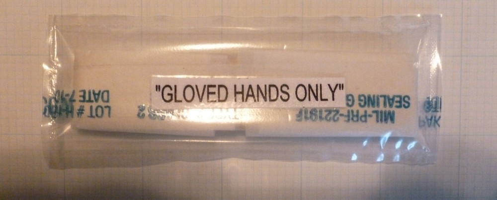 Barium Fluoride BaF2 rectangular window, new 4.0" x 0.8" x 0.2"